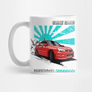 Subie Gang WRX STi (Candy Red) Mug